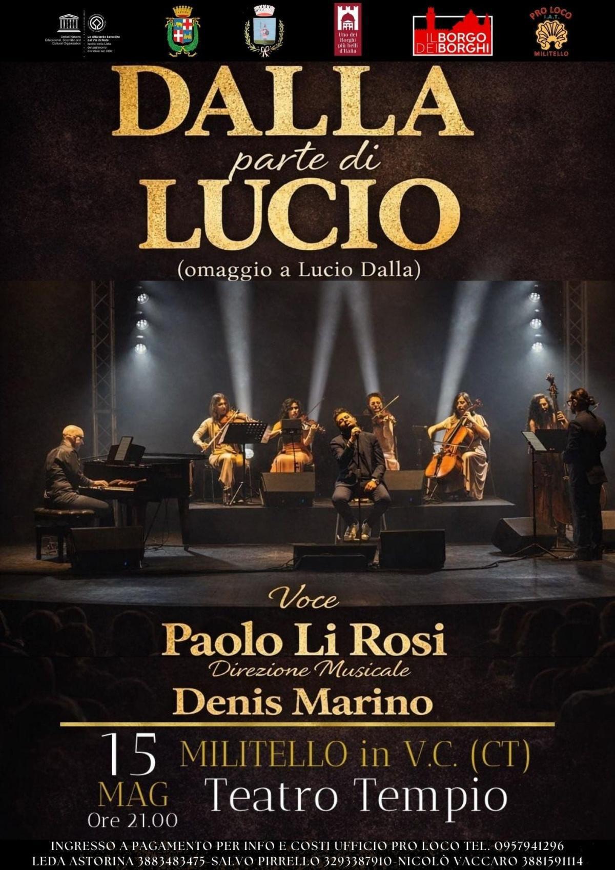 Dalla parte di Lucio – Omaggio a Lucio Dalla