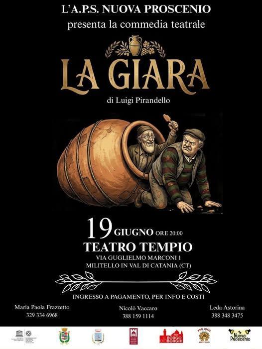 “La Giara” (inizio ore 20.00)