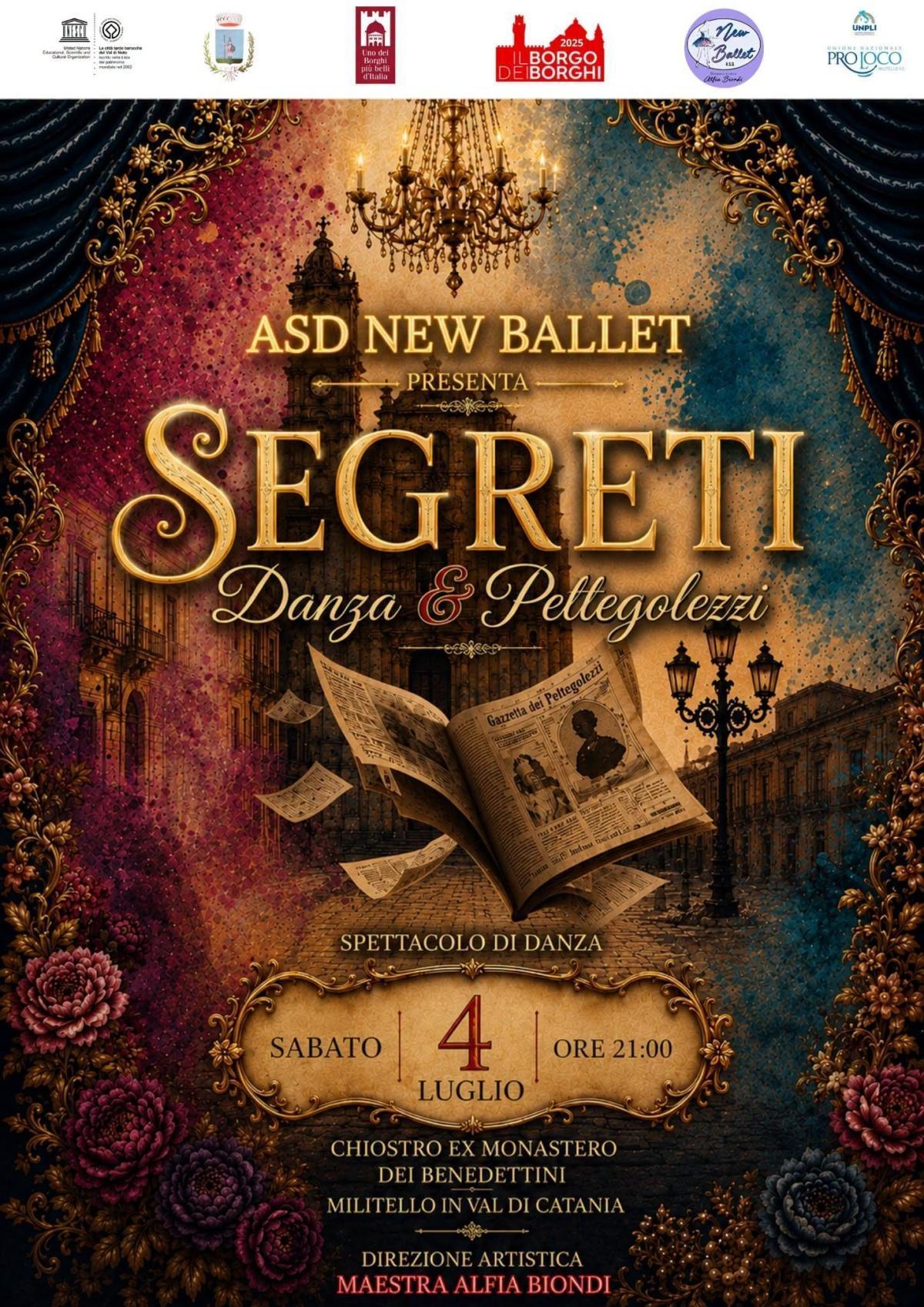 Asd New Ballet - Presenta "Segreti" Danza e Pettegolezzi (Inizio ore 21.00)