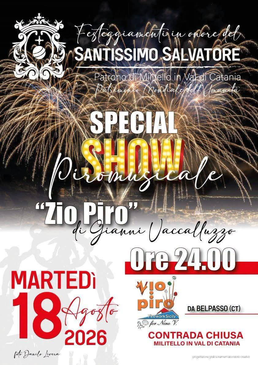 Festeggiamenti in onore del Santissimo Salvatore - Patrono di Militello In Val di Catania