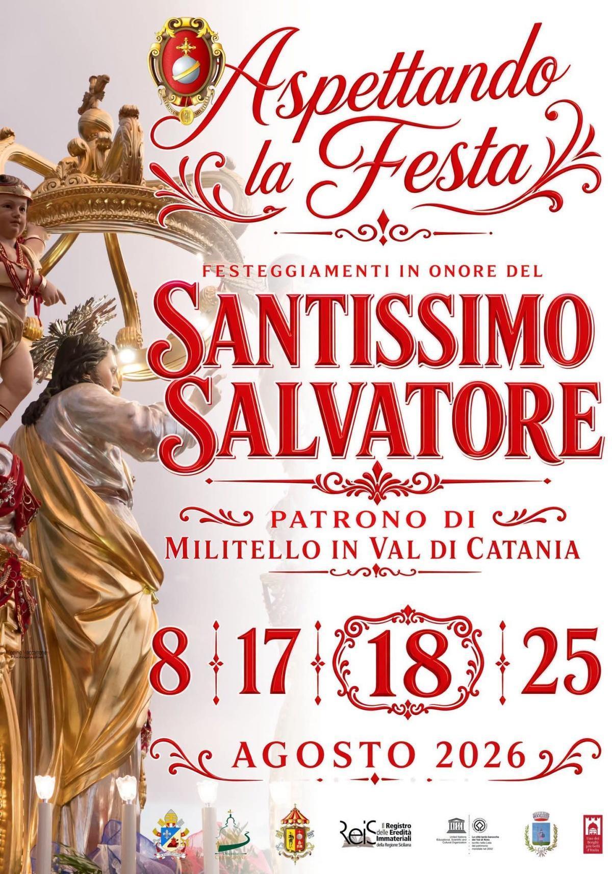 Festeggiamenti in onore del Santissimo Salvatore - Patrono di Militello In Val di Catania