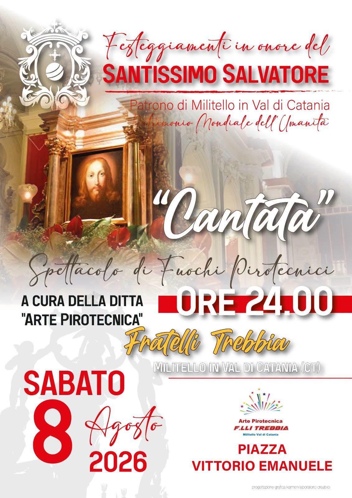 Festeggiamenti in onore del Santissimo Salvatore - Patrono di Militello In Val di Catania