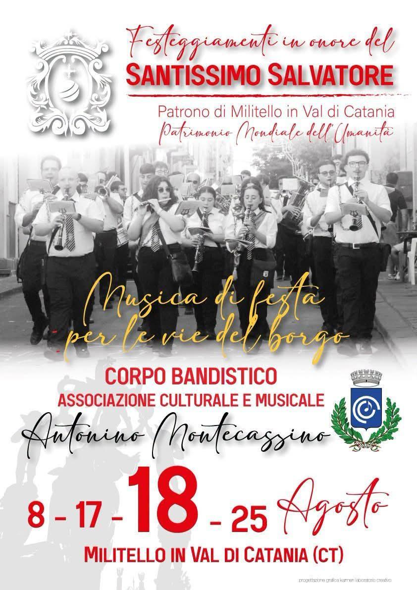 Festeggiamenti in onore del Santissimo Salvatore - Patrono di Militello In Val di Catania