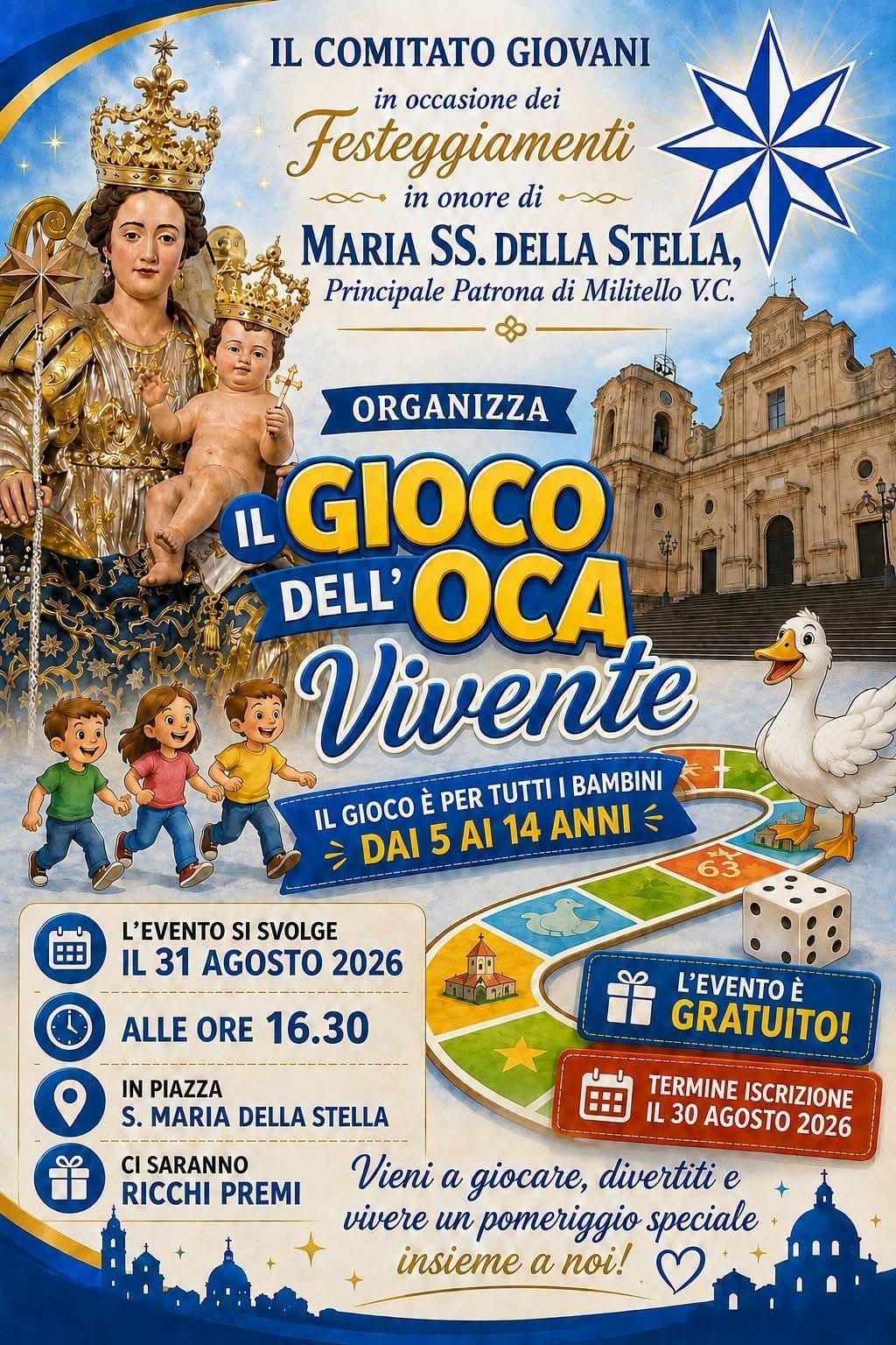 Festeggiamenti in onore di Maria Santissima della Stella - Principale Patrona di Militello In Val di Catania