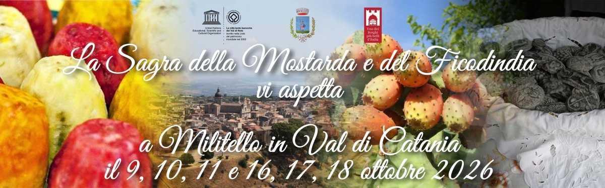 34^ Sagra della Mostarda e del Ficodindia - 9-10-11 / 16-17-18 Ottobre 2026