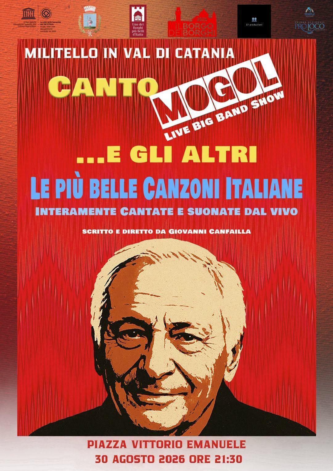 Canto Mogol Live Big Band Show ...e gli altri (inizio ore 21:30)