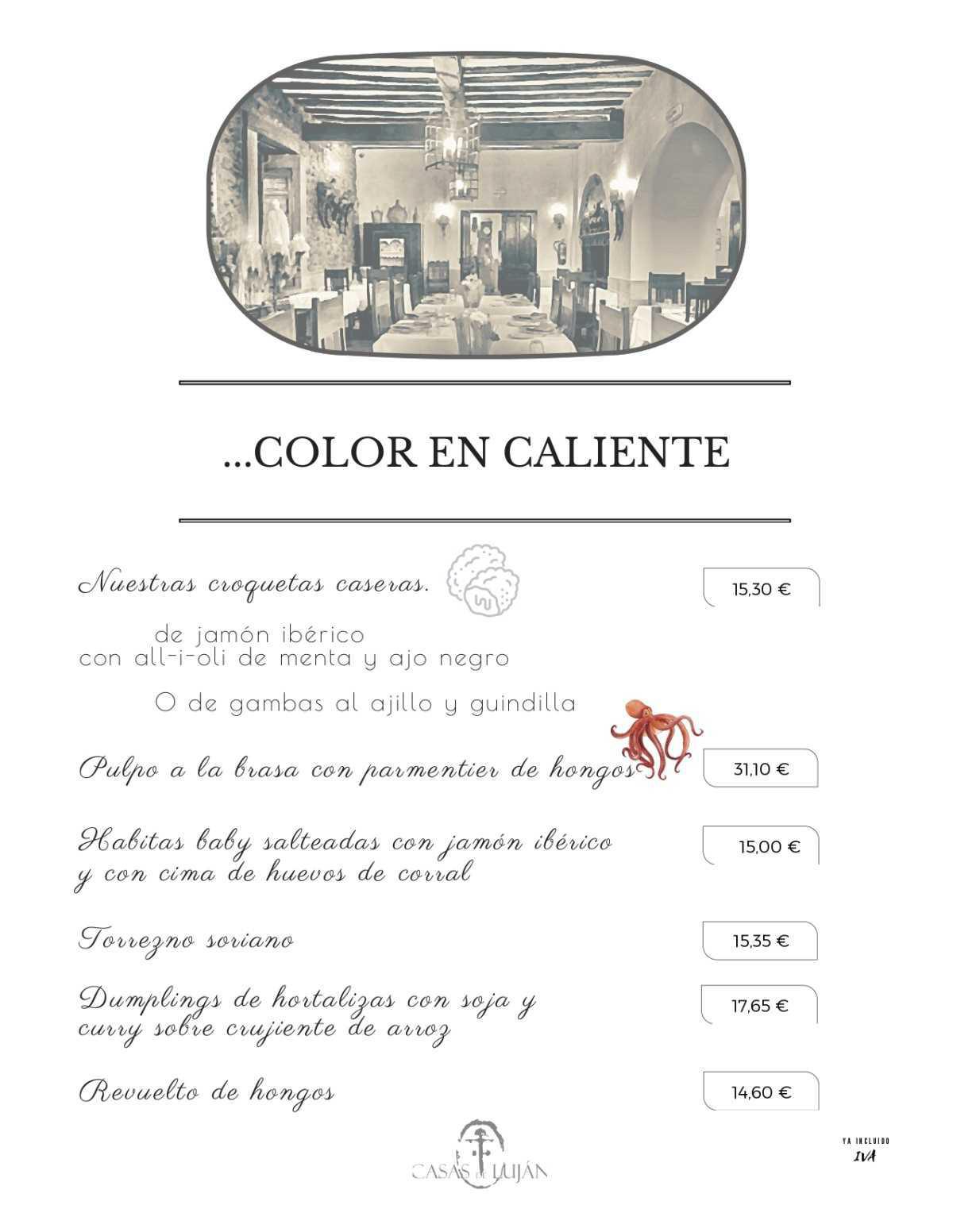 Carta Restaurante 2026