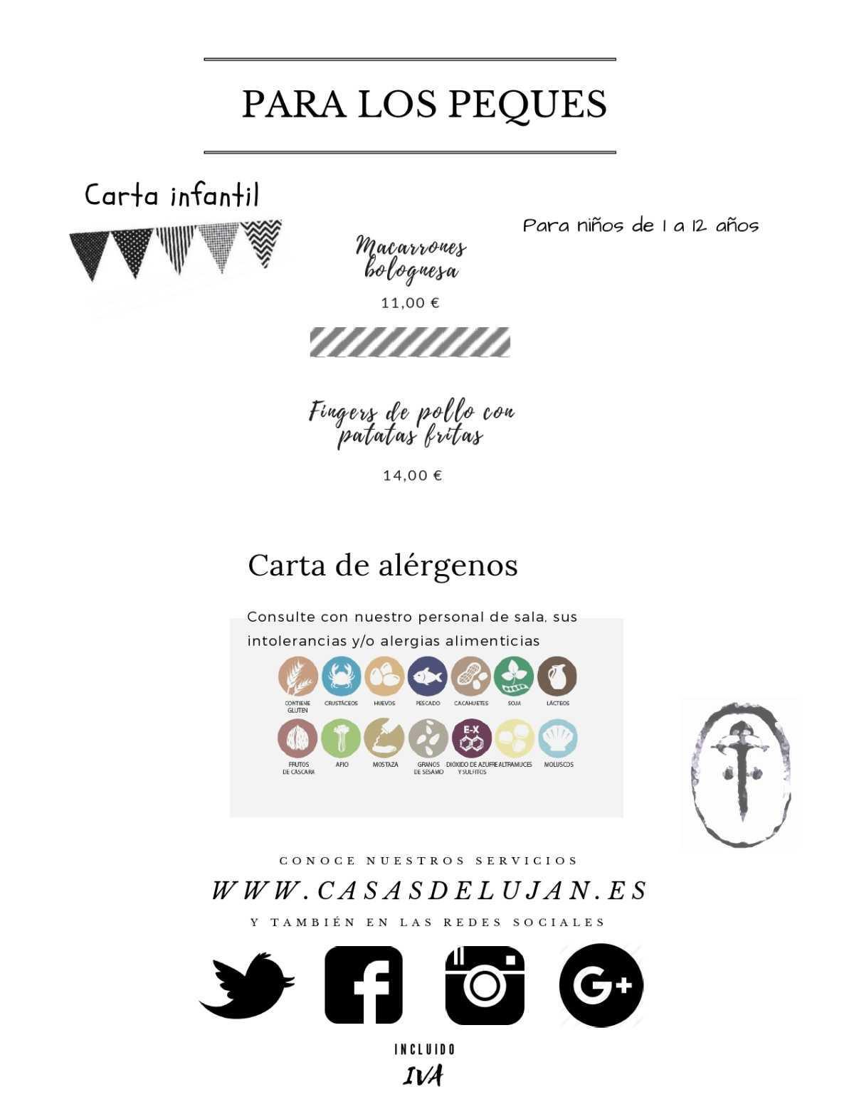Carta Restaurante 2026