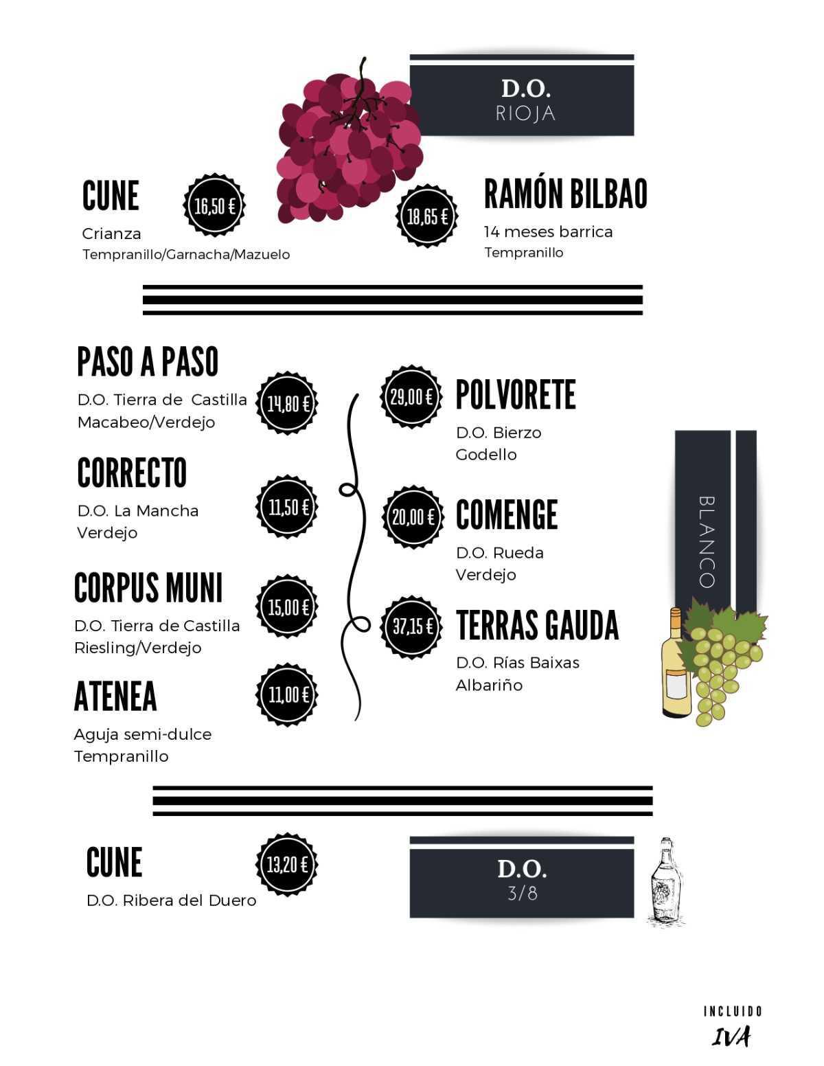 Carta Restaurante 2026