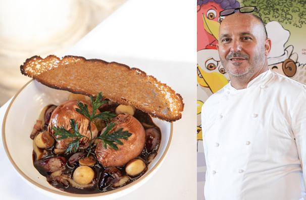 Bruno Brangea et sa recette de l'oeuf en meurette - © DR