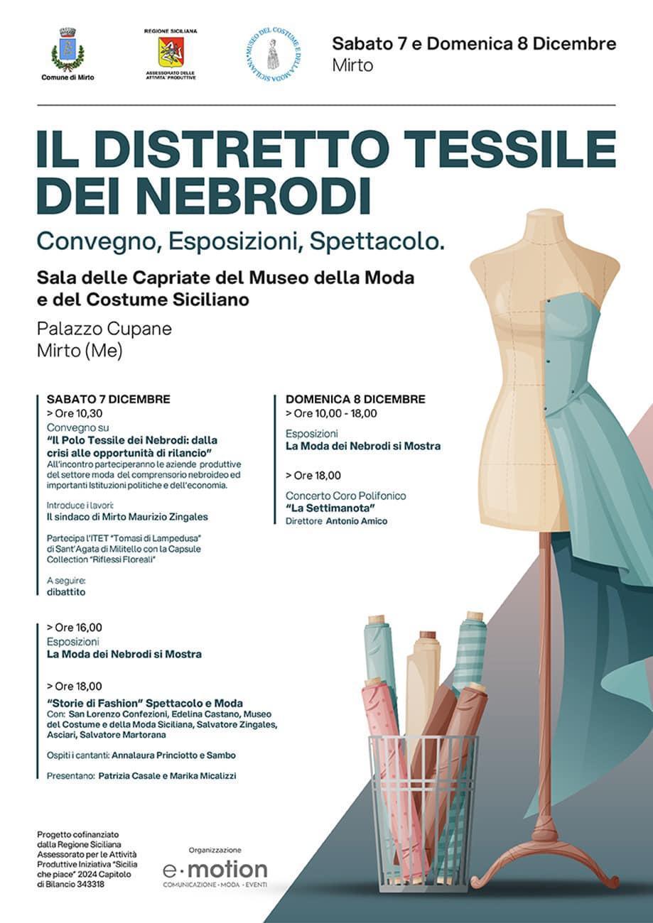 Il Distretto Tessile dei Nebrodi (inizio ore 10.30)
