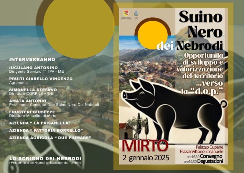 "Lo Scrigno dei Nebrodi: i prodotti tipici ambasciatori del territorio" (inizio ore 16:00)