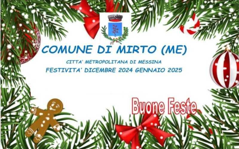 Concerto del Premiato Corpo Bandistico "G. Verdi" di Mirto (inizio ore 18.30)