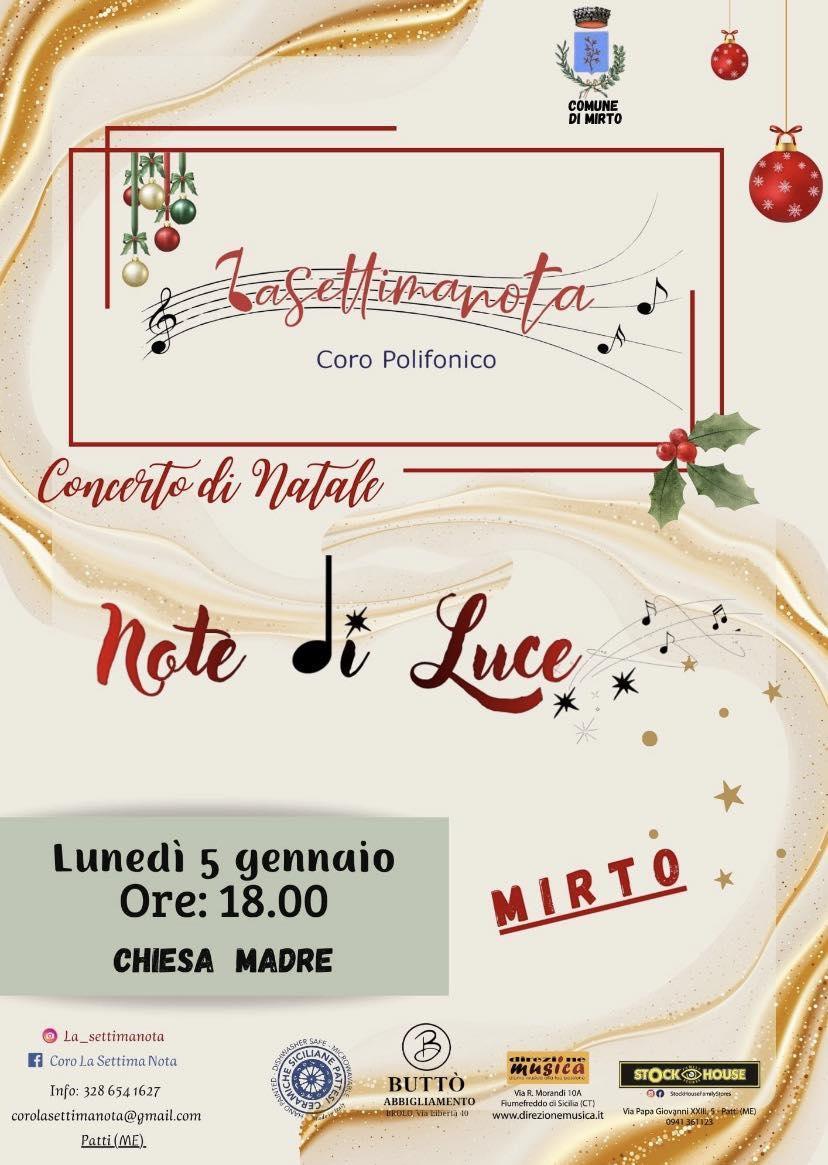 Concerto di Natale - Note di Luce (inizio ore 18.00)