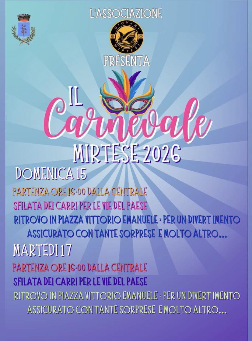Sfilata dei Carri per le vie del Paese (partenza ore 16:00)