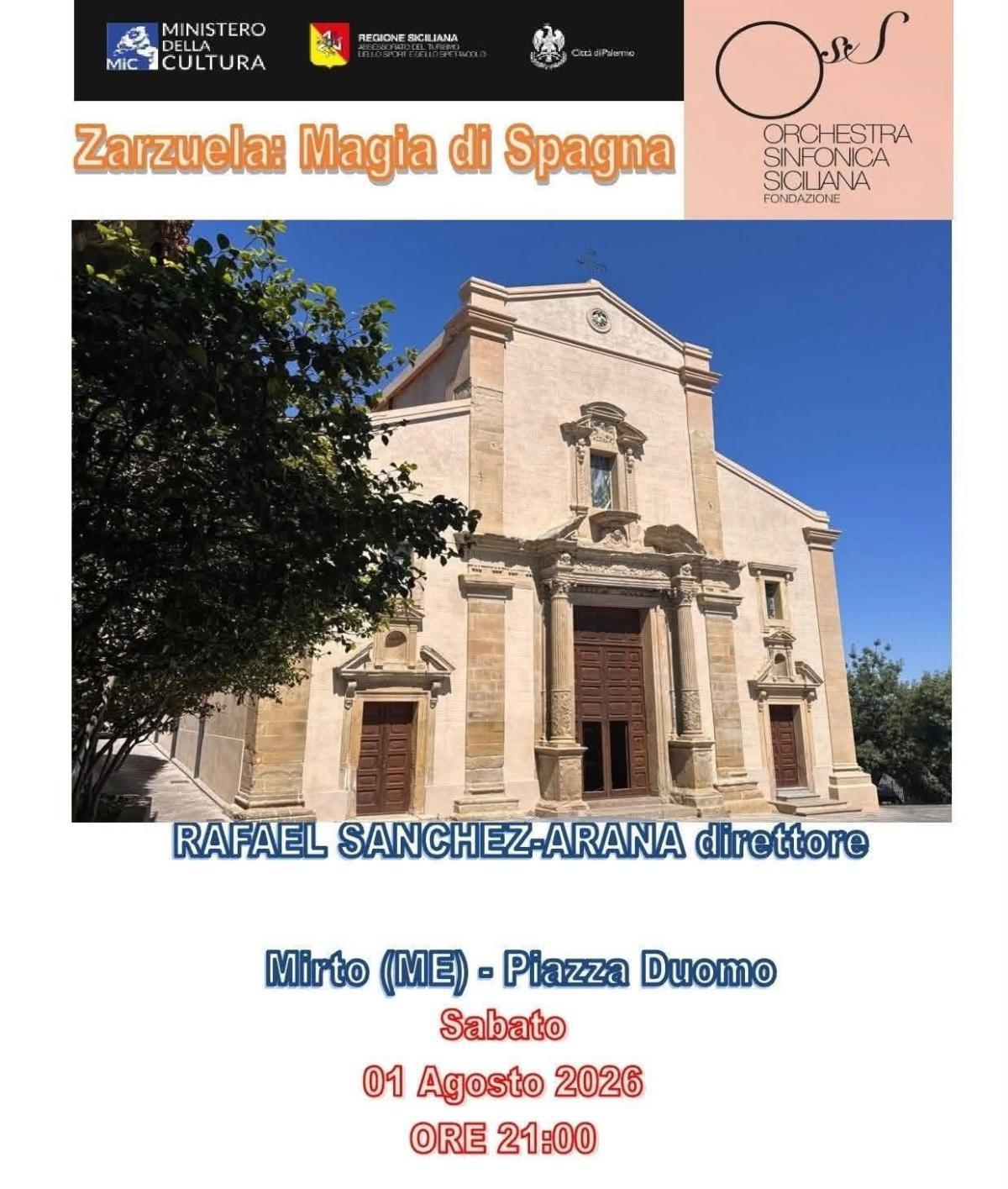 Zarzuela: Magia di Spagna (inizio ore 21.00)