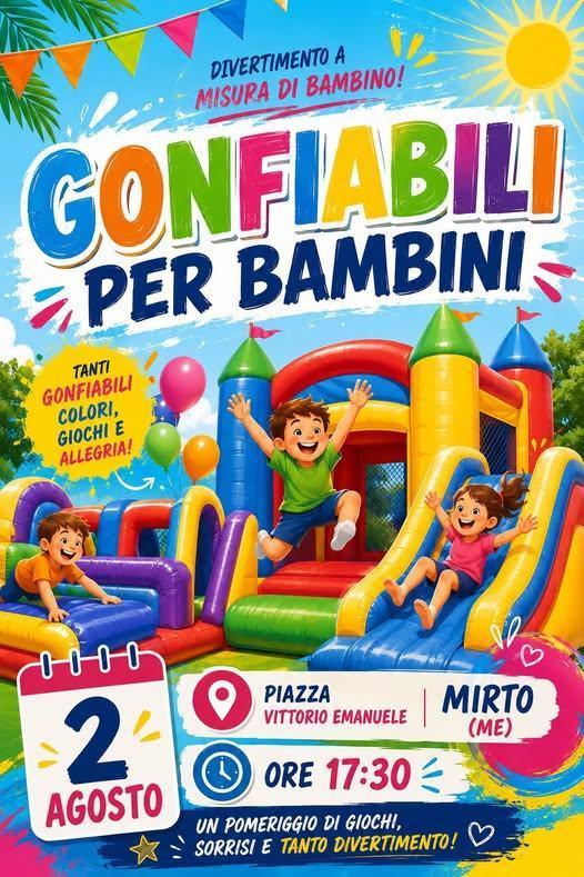 Gonfiabili per Bambini (dalle ore 17:30)