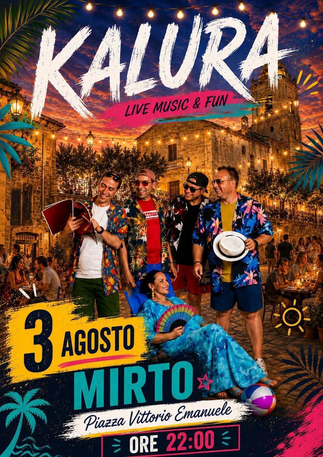 Spettacolo Musicale con i Kalura (inizio ore 22:00)