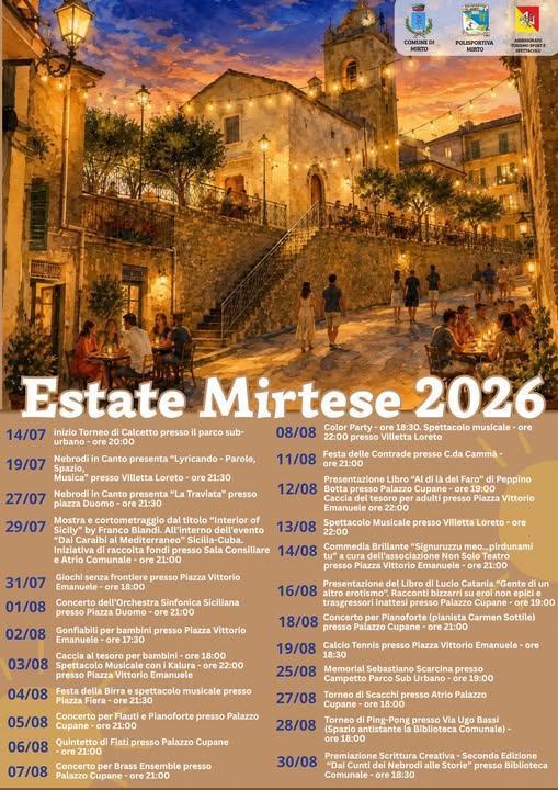 Premiazione Scrittura Creativa - Seconda Edizione "Dal Cunti dei Nebrodi alle Storie" (inizio ore 18:30)