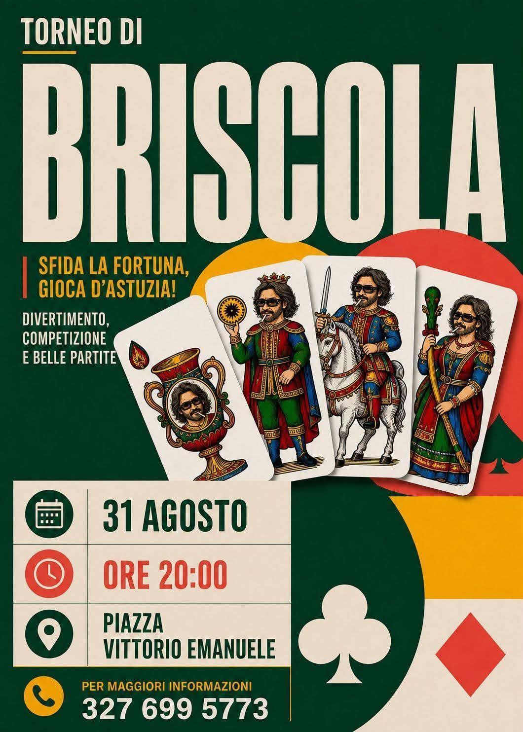 Torneo di Briscola (Inizio ore 20.00)