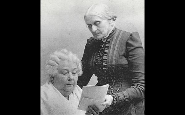 15.  Susan B. Anthony & Elizabeth Cady Stanton 