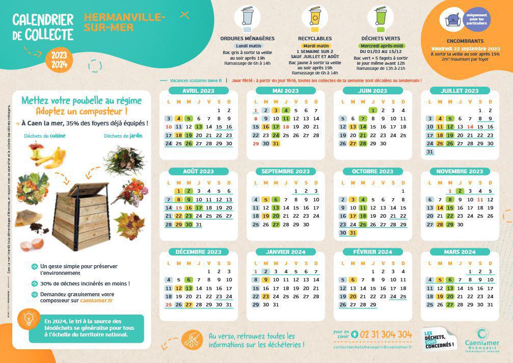 Nouveau Calendrier De La Collecte Des Dechets Du 01 04 2021 Au 31 03 2022 Calendrier 2022 Des Collectes Des Déchets