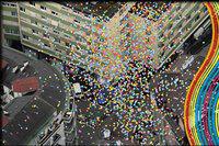 Toulouse: 400 ballons lâchés en soutien aux journalistes et actus Asie