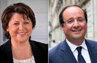 Aubry et Hollande, le face à face