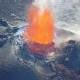Le Piton de La Fournaise en éruption à la Réunion