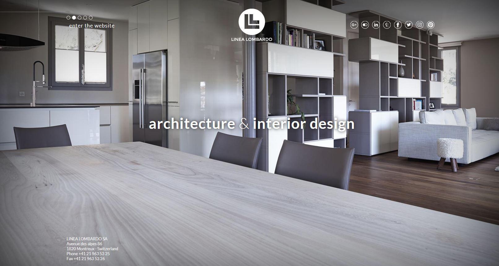 Montreux par l'agence d'architecture d'intérieur Linea Lombardo