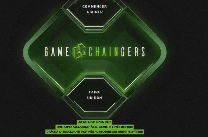 L'opération « Game Chaingers » de l'UNICEF