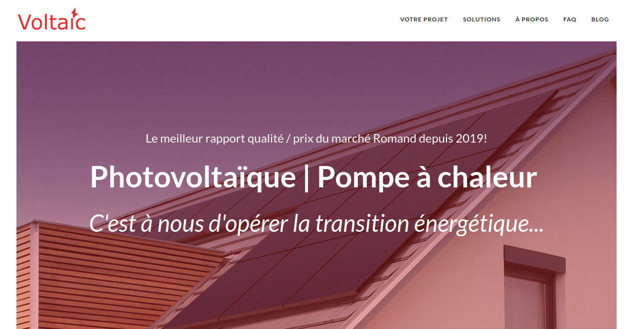 Installation panneaux photovoltaique en Suisse