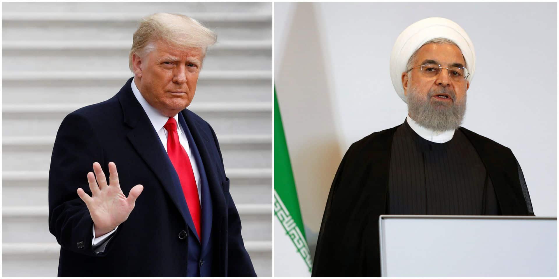 Le président iranien Hassane Rohani se déclare heureux de voir Trump partir