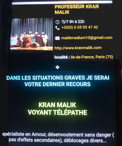 Mr Malik Medium voyant télépathe guérisseur amour et mauvais œil Mons,Tournai