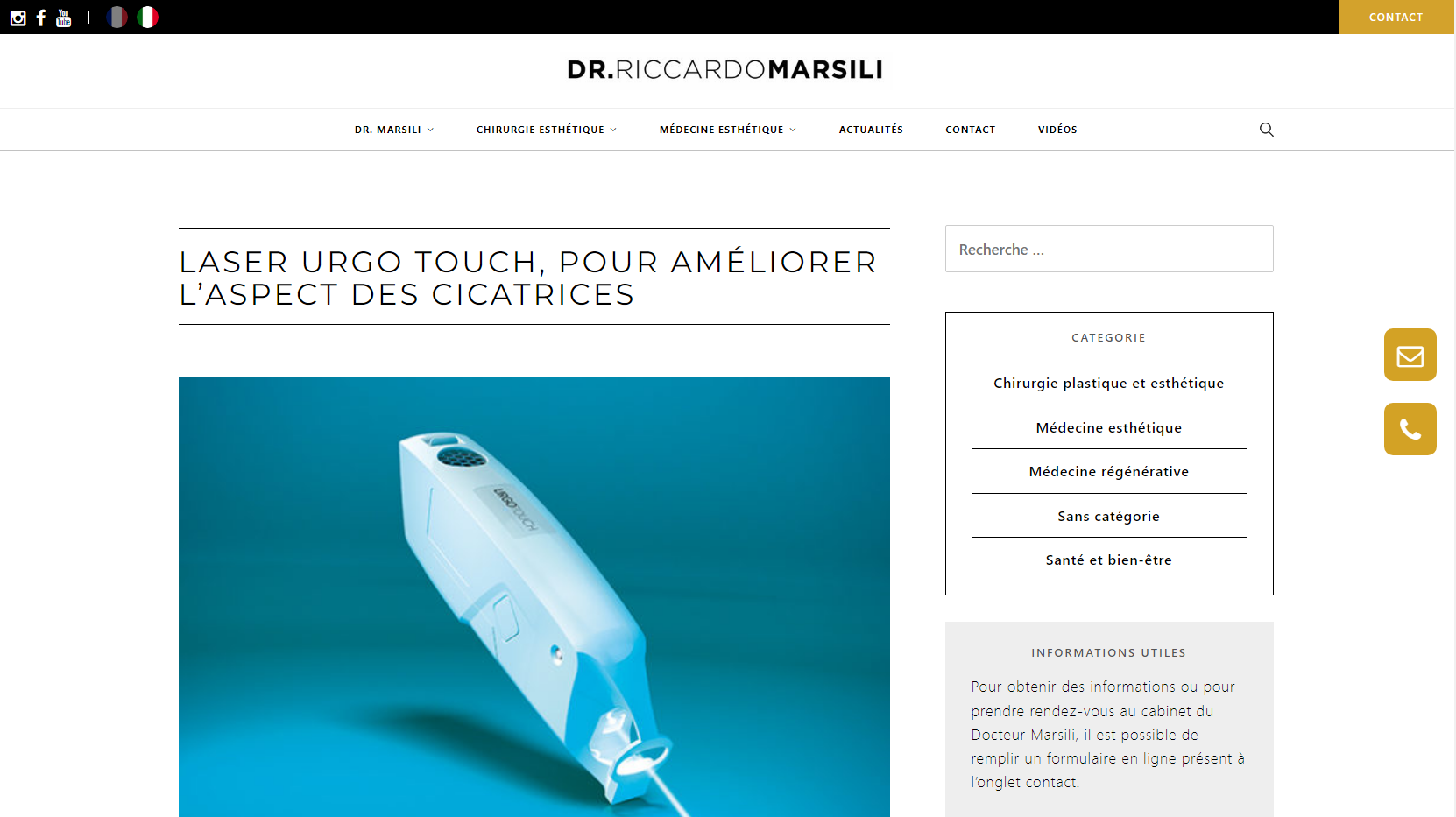 Traitement des cicatrices au laser Paris
