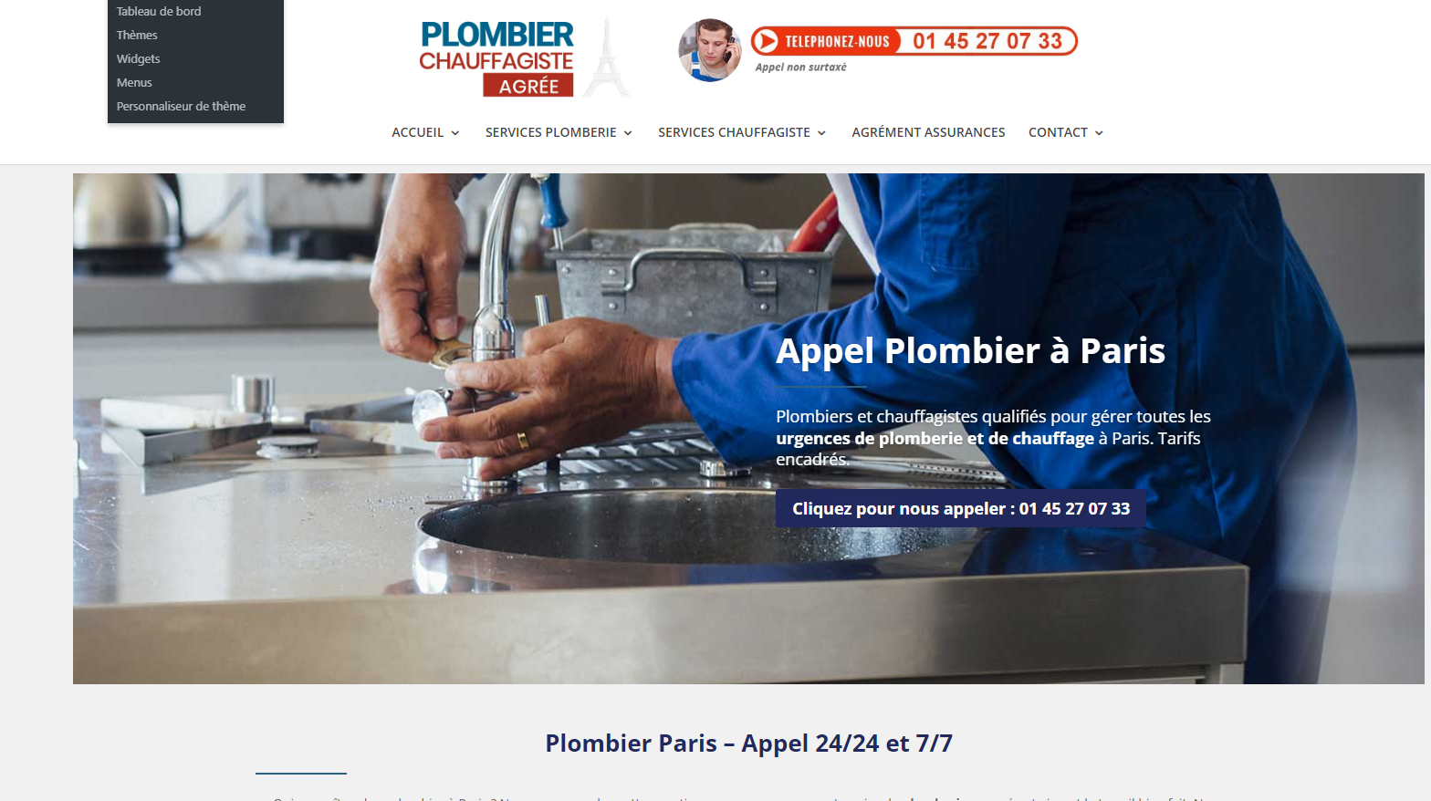 Plombier Paris 14 reconnu par les assurances