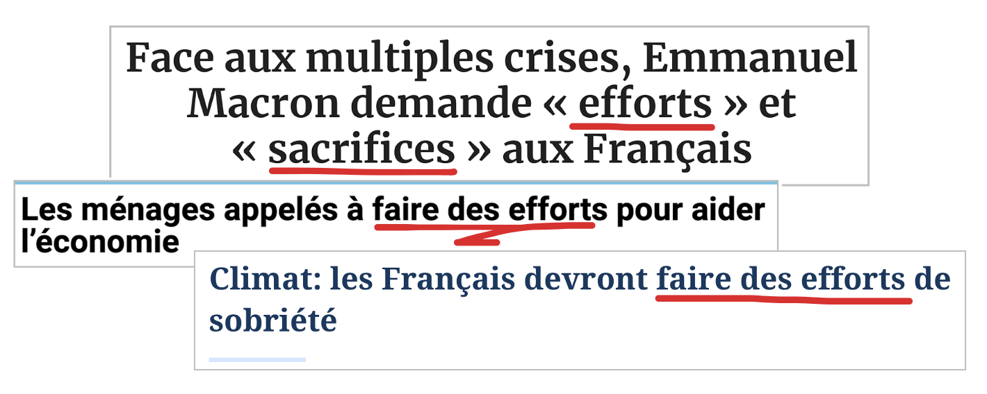 Le gouvernement demande une fois de plus aux Français de "faire des efforts"