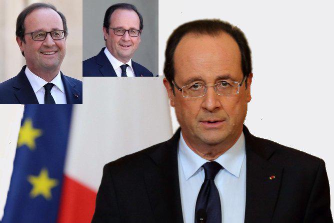 François Hollande: les lunettes du bonheur