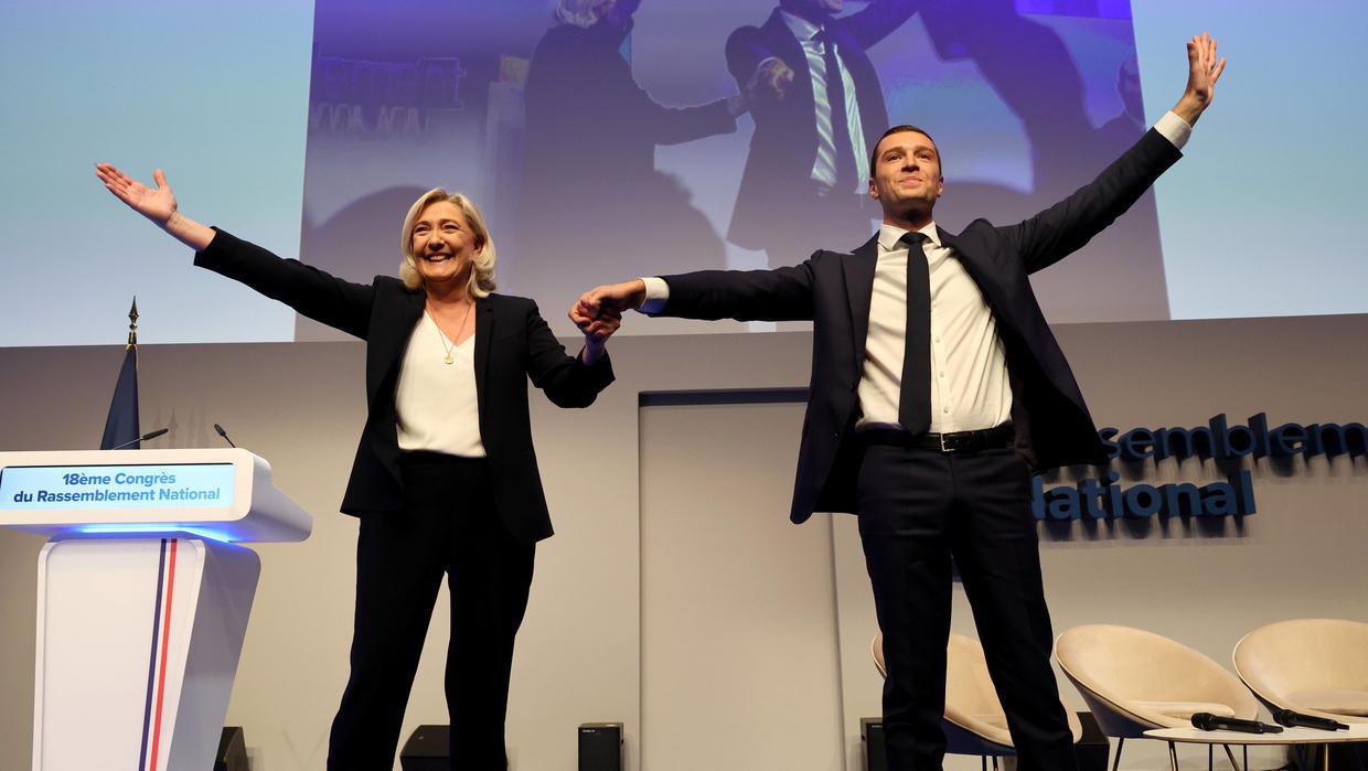 L'énorme csc de Jordan Bardella, président du Rassemblement National