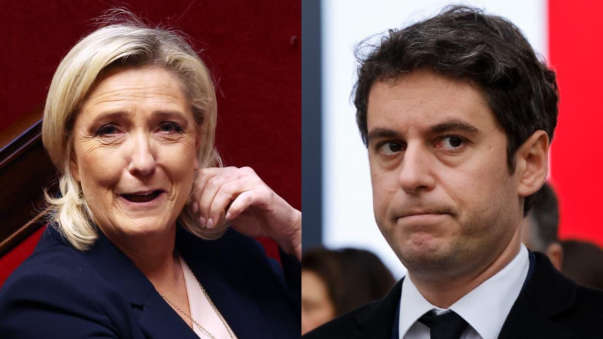 GABRIEL ATTAL TACLE MARINE LE PEN À L’ASSEMBLÉE