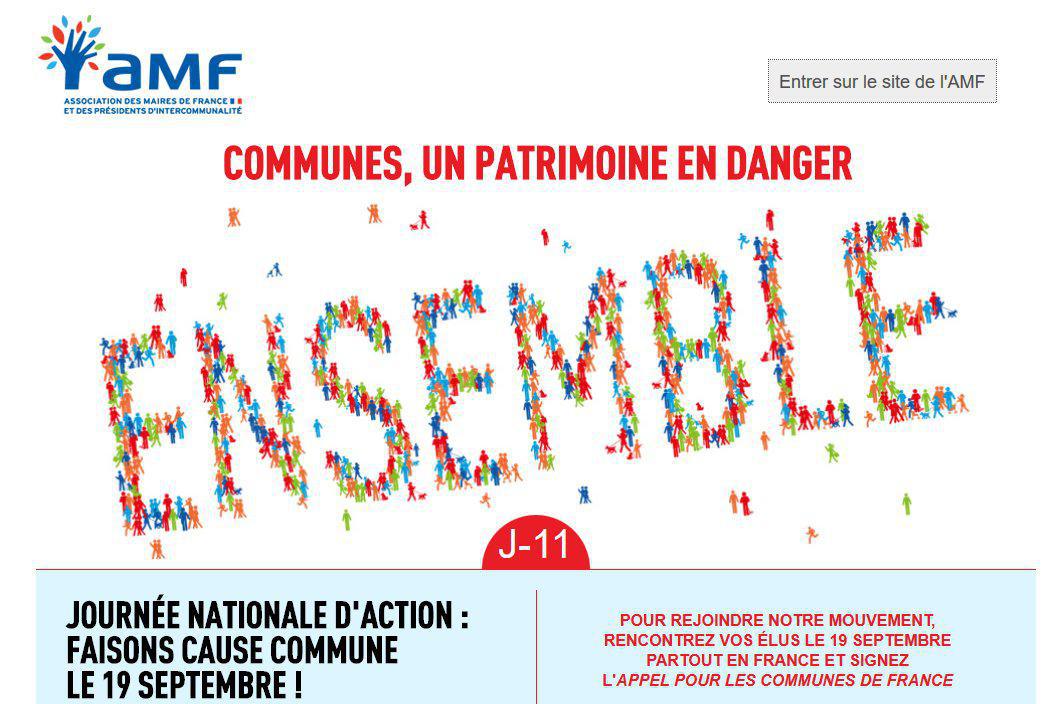 Site de l'Association des Maires de France