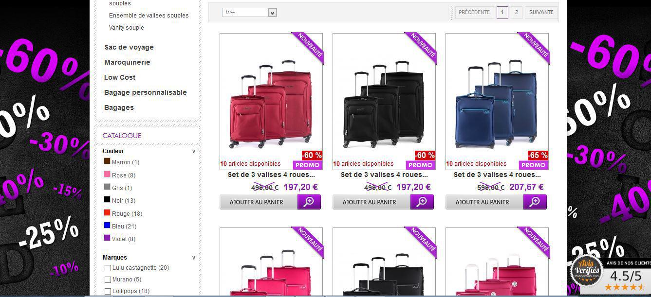Valise souple ?