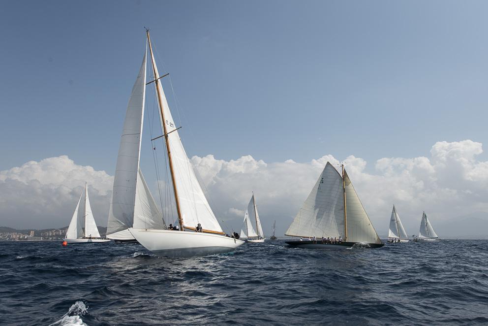 Ligne de départ Ajaccio SY Eileen CC 2015 Photo Philippe Pierangeli
