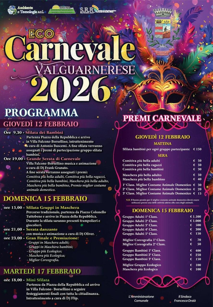 Sfilata Gruppi in Maschera (Inizio ore 15:00)
