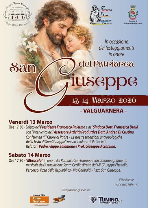 “Il Cuore di Padre – Le nostre tradizioni antropologiche della festa di San Giuseppe” (inizio ore 17:30) “Il Cuore di Padre – Le nostre tradizioni antropologiche della festa di San Giuseppe” (inizio ore 17:30)