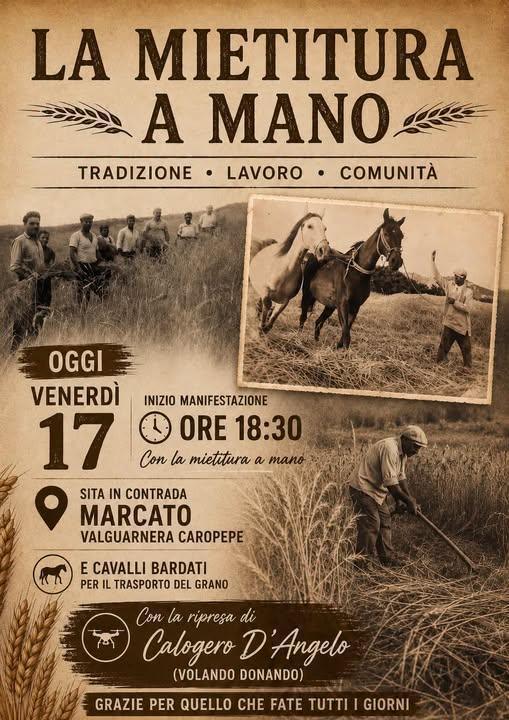 “La Mietitura a Mano” (dalle ore 18:30)