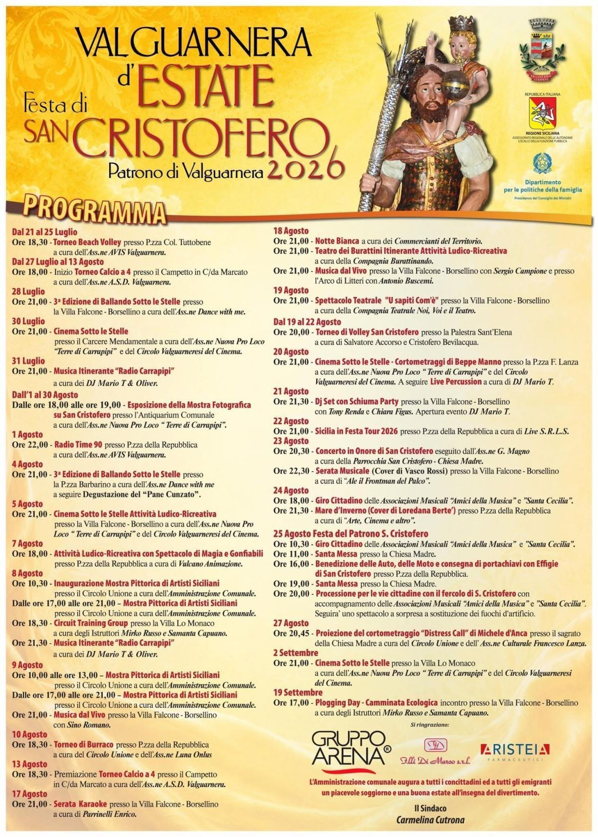 Torneo di Volley San Cristofero (inizio ore 20:00)