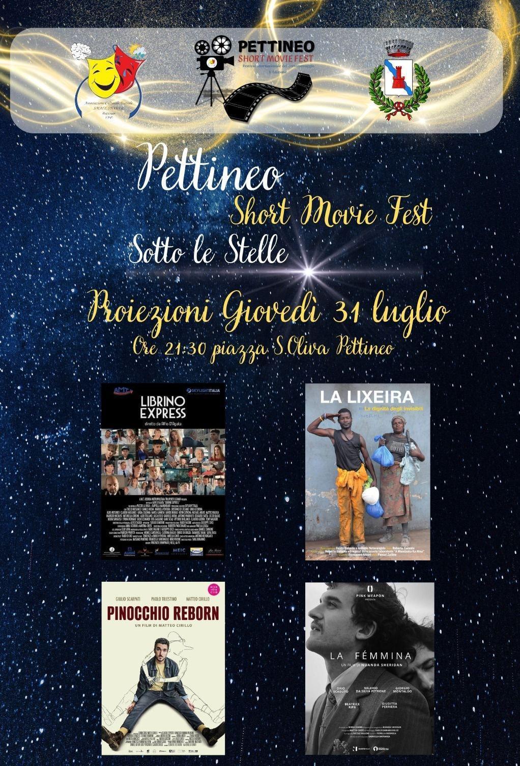 Pettineo Short Movie Fest Sotto le Stelle (inizio ore 21:30)