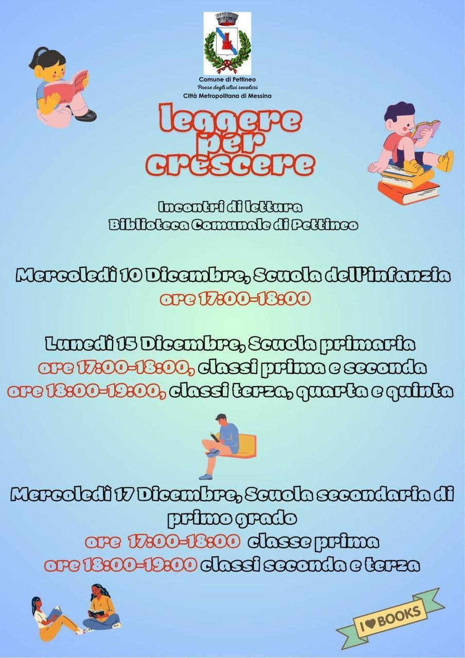 Leggere per Crescere (Inizio ore 17:00)