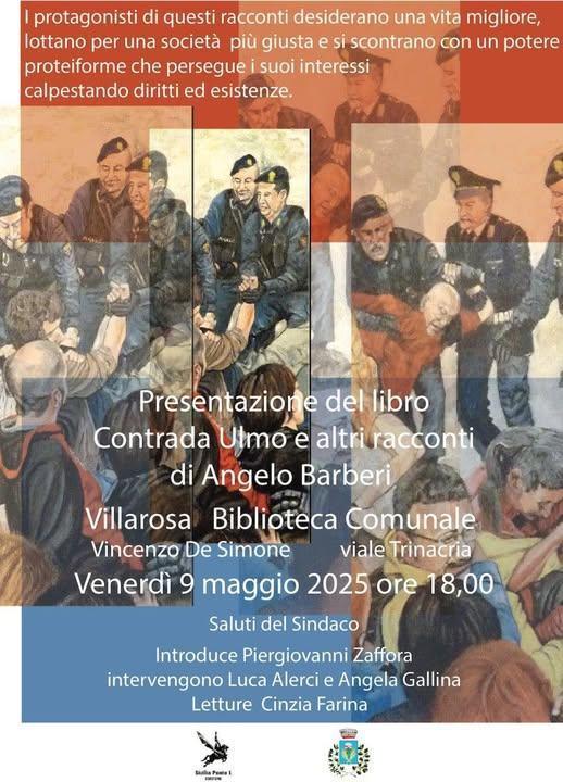 Presentazione del libro “Contrada Ulmo e altri racconti” di Angelo Barberi (inizio ore 18:00)